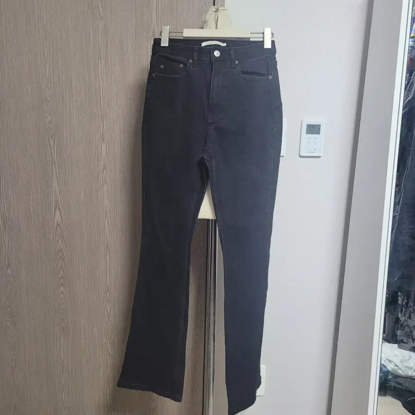 [BUNJANG] Instant Funk Black Bootcut Jeans / 인스턴트펑크 블랙 부츠컷 청바지