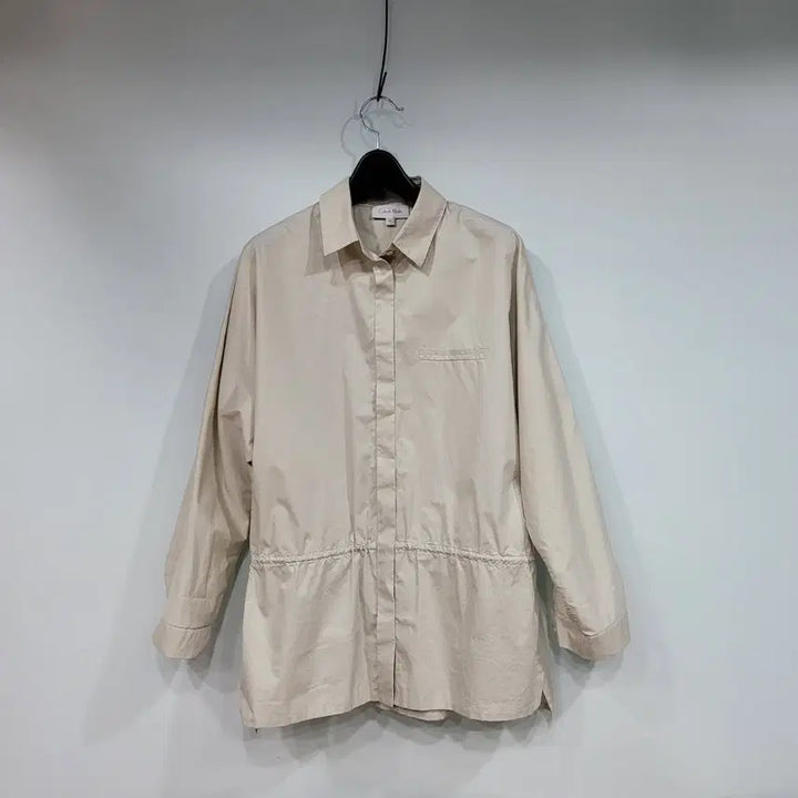 [BUNJANG] Calvin Klein Beige Shirt Jacket / 캘빈클라인 베이지 셔츠형 자켓
