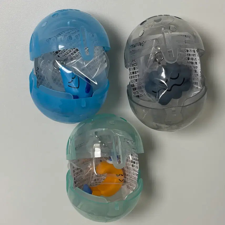 [BUNJANG] Daisuke Kondo "Majirushi" Moon, Cloud, Water Drop Set Keychain / [일괄] 다이스케콘도 메지루시 가챠 달 구름 물방울 세트 피규어 키링