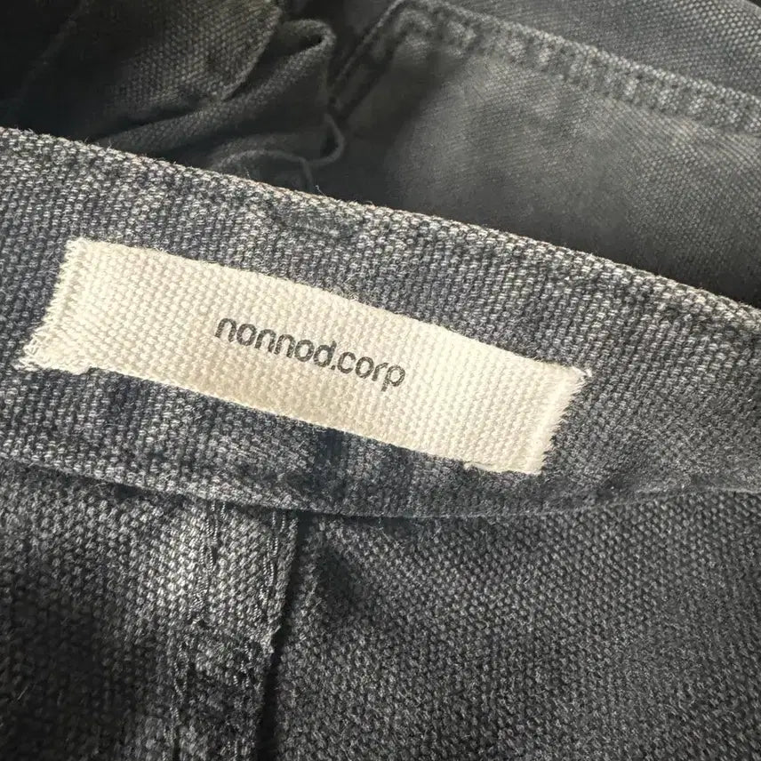[BUNJANG] Nonoed Double Knee Black Pants Size 3 / 논노드 더블니 블랙 3사이즈