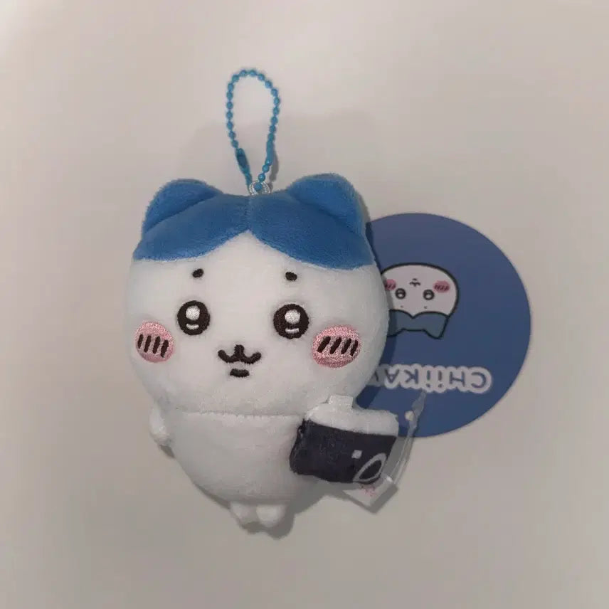[BUNJANG] Chiikawa Hachiware Camera Stress Ball Charm / 치이카와 하치와레 카메라 스트레스볼 인형 키링