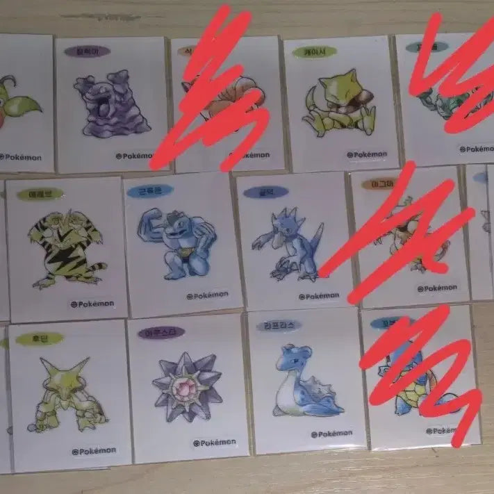 [BUNJANG] Pokemon Sticker Collection - Various Pokemon / 교환 판매 )포켓몬 띠부씰 신상