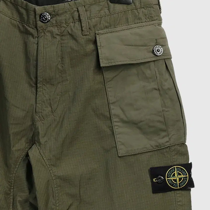 [BUNJANG] Stone Island Ripstop Cargo Pants Khaki / 스톤아일랜드 립스탑 카고 팬츠 카키 34 신품급