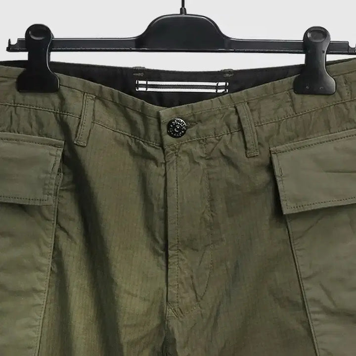 [BUNJANG] Stone Island Ripstop Cargo Pants Khaki / 스톤아일랜드 립스탑 카고 팬츠 카키 34 신품급