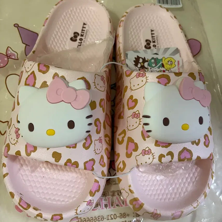 [BUNJANG] Hello Kitty Pink Indoor Slippers (Size 250) / 헬로키티 핑크 슬리퍼 실내화