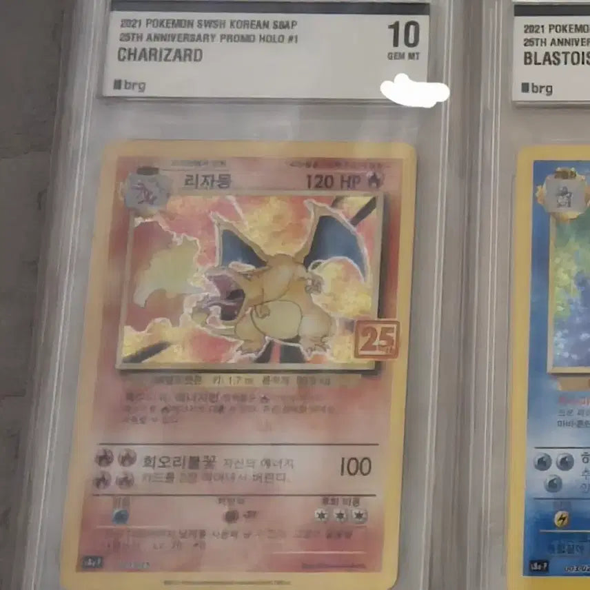 [BUNJANG] Pokemon 25th Anniversary Charizard BRG 10 / 포켓몬 25주년 리자몽 brg10