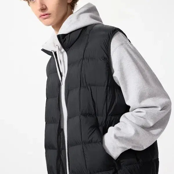 [BUNJANG] Uniqlo Puff Tech Vest Black L / L)유니클로 퍼프테크 베스트 블랙