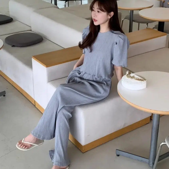 [BUNJANG] Bycinii Pleated Set / [오늘만]바이씨니 날라리플리츠세트