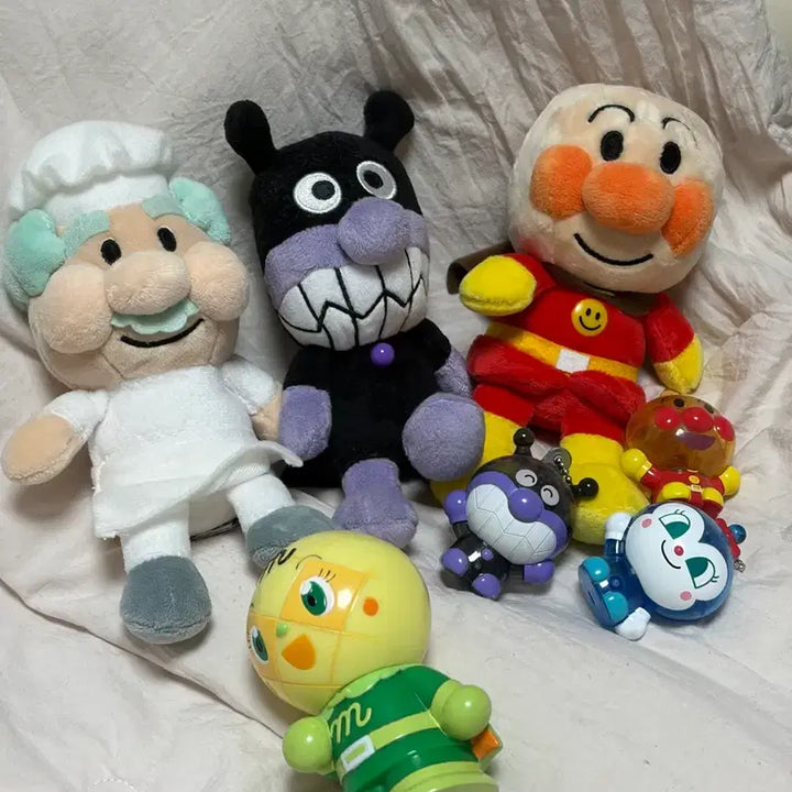 [BUNJANG] Anpanman Doll Keychain Bundle Set / 호빵맨 인형 키링 일괄판매