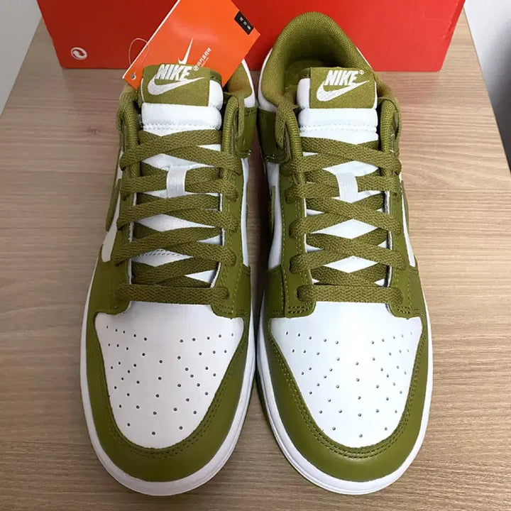 [BUNJANG] Nike Dunk Low Retro White/Pacific Moss (270mm) / (새제품) 나이키 덩크 로우 레트로 270mm 매장정품