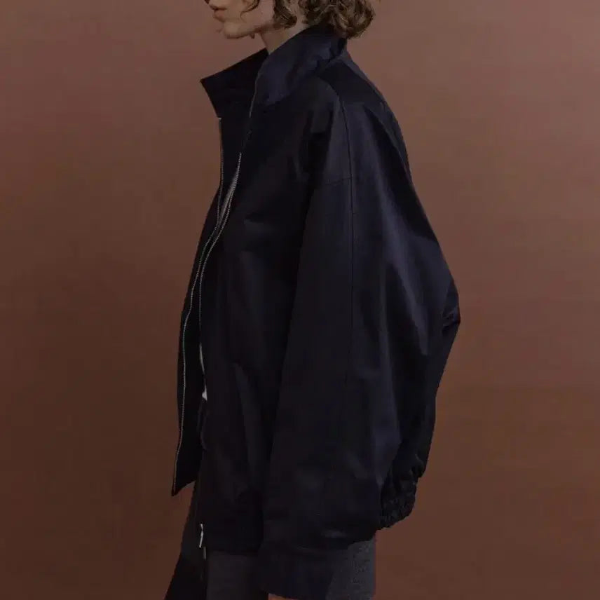 [BUNJANG] For Your Eyes Only Taf Oversized Blouson (Navy) / 포유어아이즈온리 Taf Oversized Blouson (Navy)