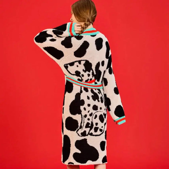 [BUNJANG] Wiggle Wiggle Dalmatian Robe / 위글위글 로브- 달마시안
