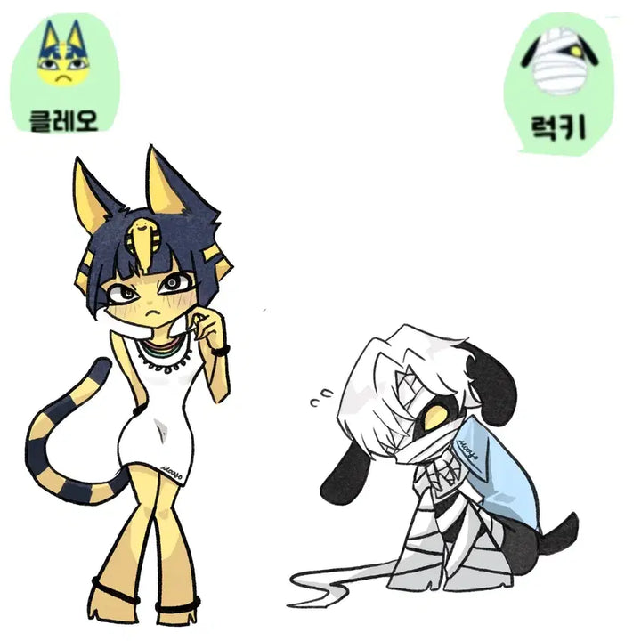 [BUNJANG] Cartoon Style Character Illustration Commission / 카툰체 캐릭터 일러스트 커미션