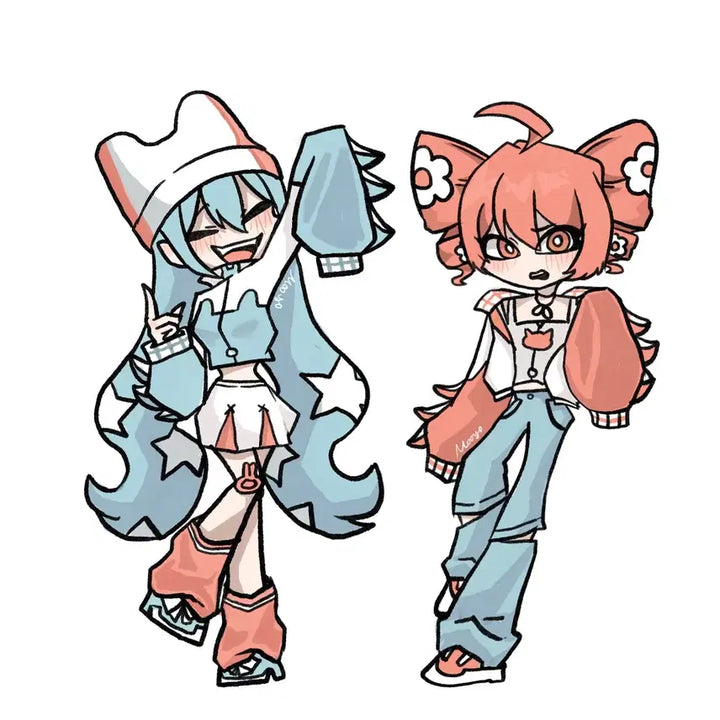 [BUNJANG] Cartoon Style Character Illustration Commission / 카툰체 캐릭터 일러스트 커미션