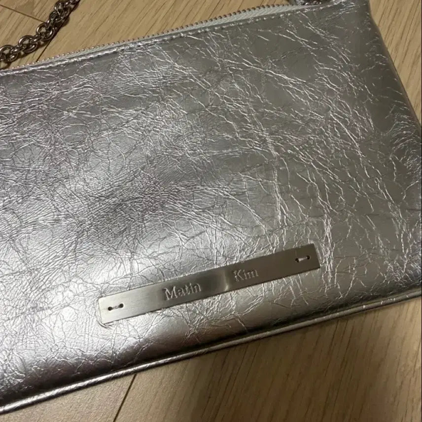 [BUNJANG] Matinkim Silver Chain Shoulder Bag / 마뗑킴 실버 체인 숄더백