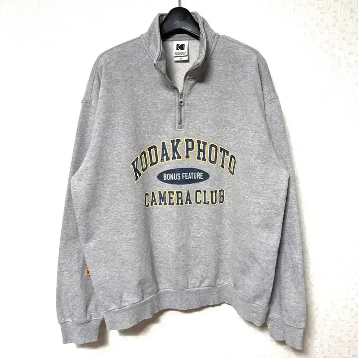 [BUNJANG] Kodak Half Zip-Up Sweatshirt / [M,95]코닥 반집업 맨투맨 하프집업 kodak 오버핏