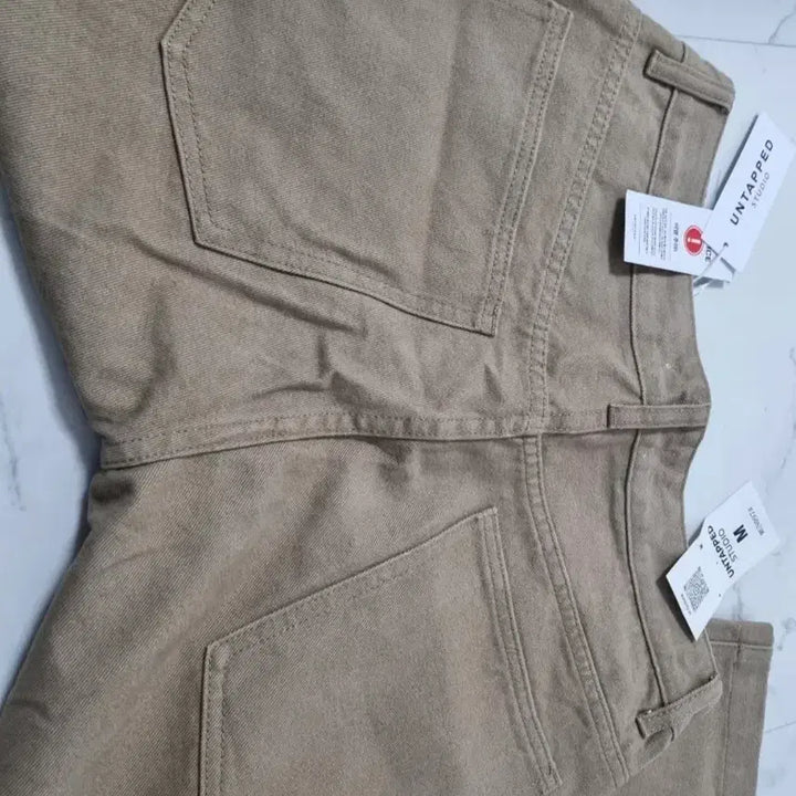 [BUNJANG] Beige Corduroy Wide Pants / 베이지 코듀로이 와이드 팬츠