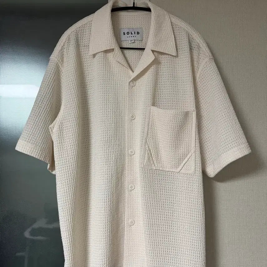 [BUNJANG] Solid Homme 25SS Short Sleeve Shirt Size 46 / 솔리드옴므 25ss solid homme 반팔 셔츠