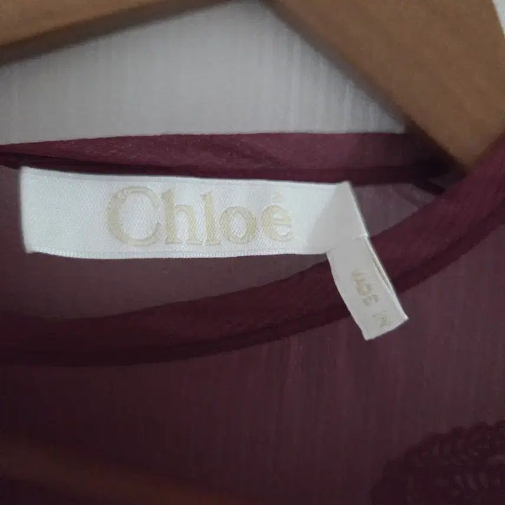 [BUNJANG] Chloé Sheer Lace Blouse / 끌로에 시어 레이스 블라우스