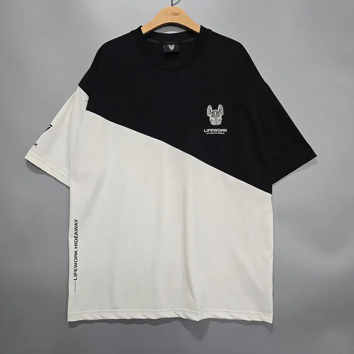 [BUNJANG] LIFEWORK Graphic Oversized T-Shirt / 라이프워크 LIFEWORK 그래픽 오버핏 반팔 티셔츠 L