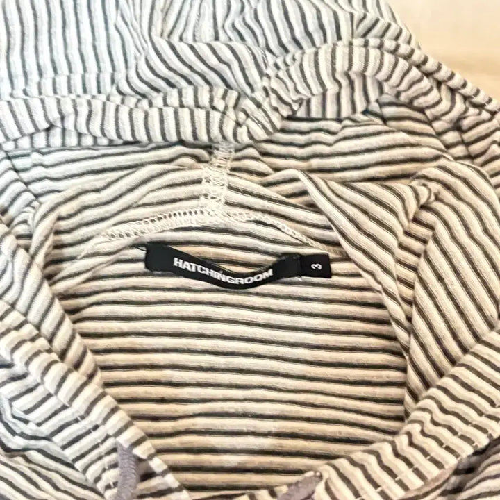 [BUNJANG] Hatching Room Stripe Hoodie Size 3 / 해칭룸 스트라이프 후드 3사이즈