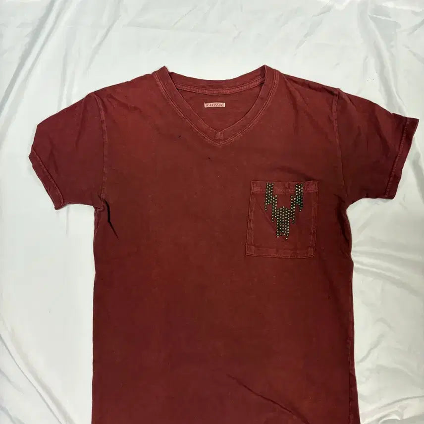 [BUNJANG] Kapital Beaded T-Shirt Size 2 / kapital 비즈 티셔츠