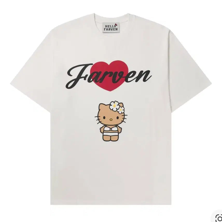 [SOLD OUT] 파르벵키티티셔츠 파르벵태닝키티 파르벵티셔츠 파르벵반팔티