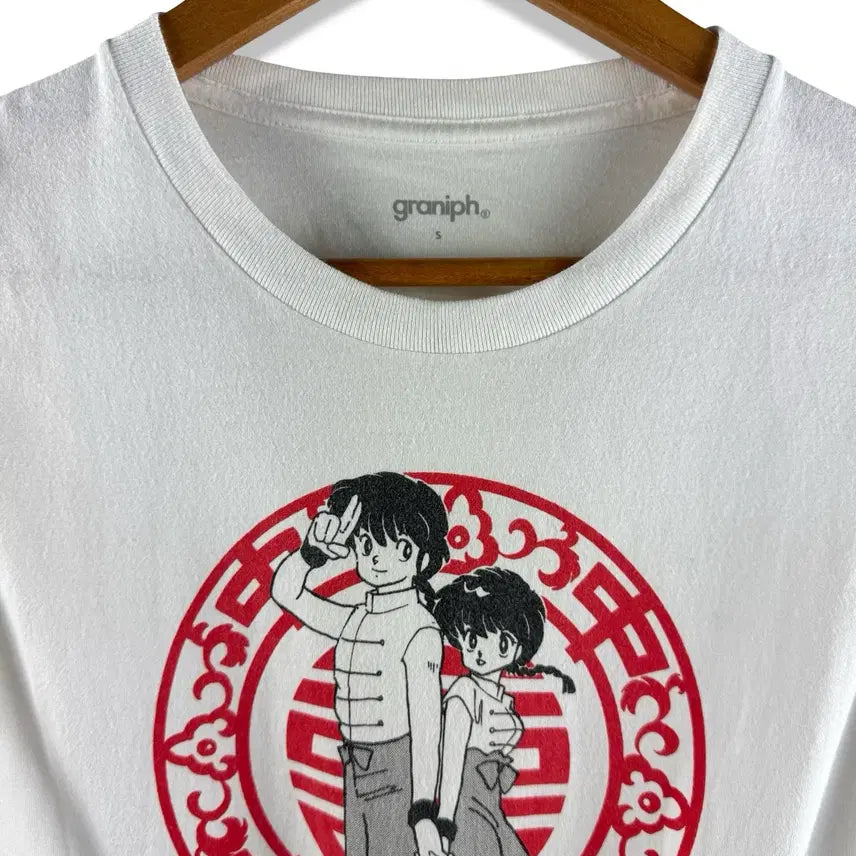 [BUNJANG] Ranma 1/2 Printed T-Shirt / JPN 란마 1/2 프린팅 티셔츠3286