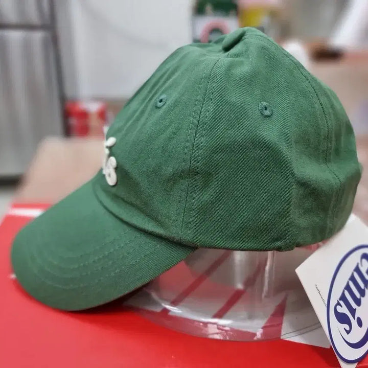 [BUNJANG] EMIS Appliqué Ball Cap Green / 이미스 아플리케 볼캡 그린 새상품