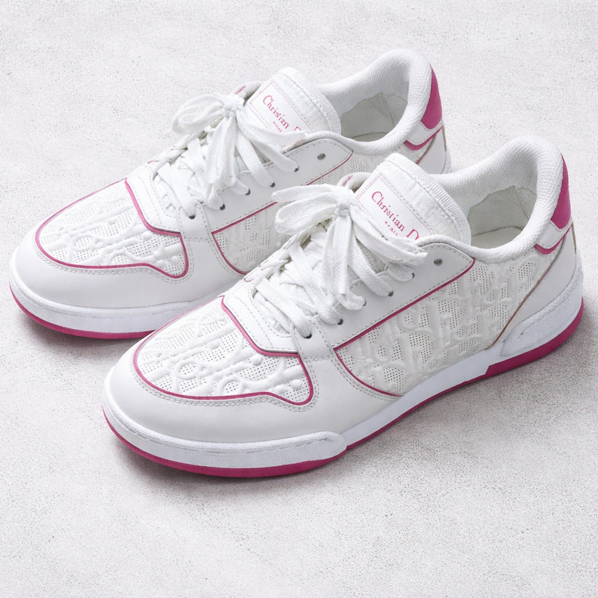 [BUNJANG] Dior ONE Oblique Sneakers White/Pink / [실착2회] 디올 원 ONE 오블리크 스니커즈 화이트/핑크