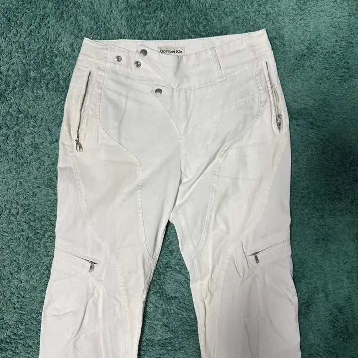 [BUNJANG] Cost per Kilo White Cotton Pants L / Cost per Kilo 화이트 팬츠 L