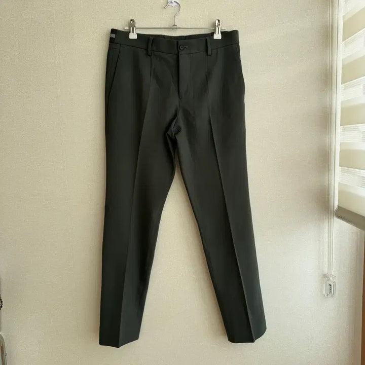 [BUNJANG] Time Homme Wool Slacks Dark Green / 78 타임옴므 울 슬랙스 다크그린