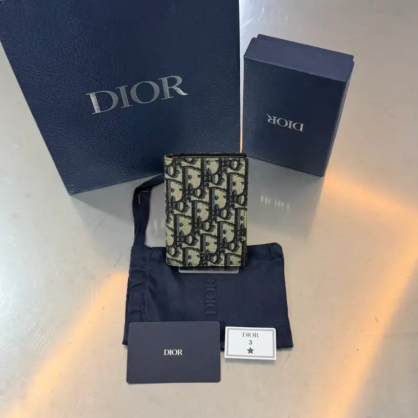 [BUNJANG] Dior Oblique Jacquard Organizer Card Holder / [리오브] 디올 오블리크 자카드 오거나이저 카드지갑