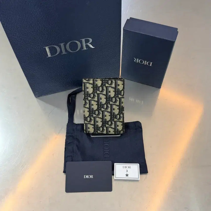[BUNJANG] Dior Oblique Jacquard Organizer Card Holder / [리오브] 디올 오블리크 자카드 오거나이저 카드지갑