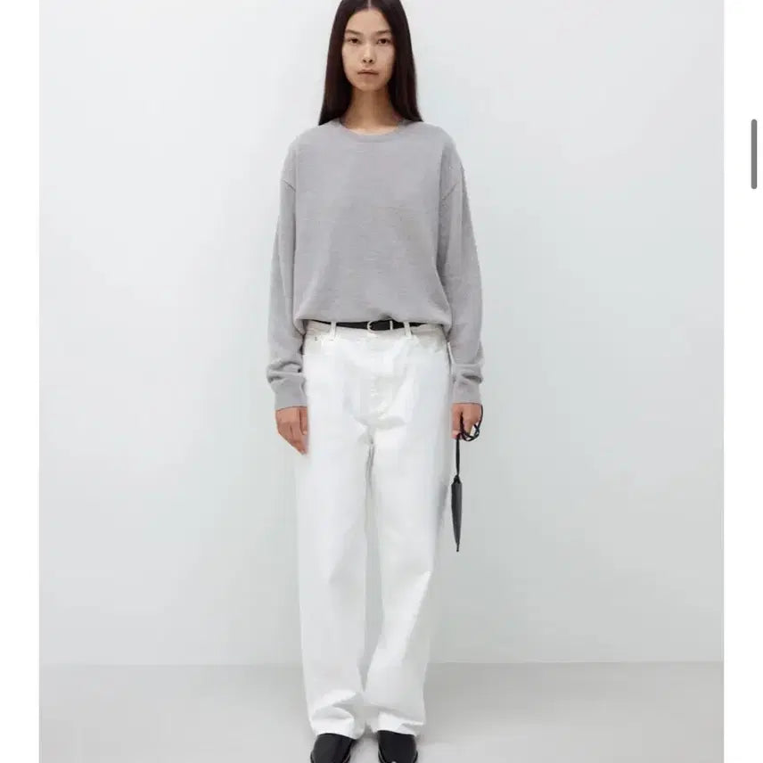 [BUNJANG] Necessary Cream Jeans L / 네세서리 크림진 L