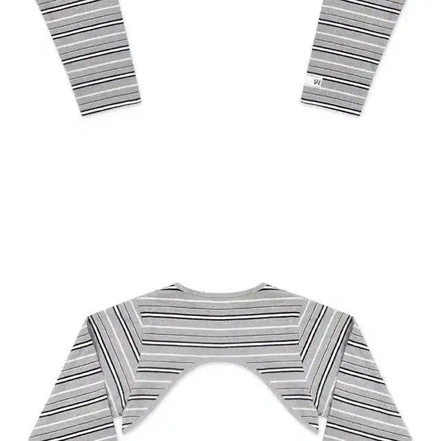 [BUNJANG] Wholepaper Stripe Bolero Grey / Wholepaper 홀페이퍼 스트라이프 볼레로 그레이