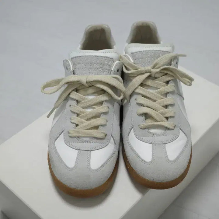 [BUNJANG] Maison Margiela German Army Sneakers White/Grey / 마르지엘라 독일군 스니커즈 화이트/그레이
