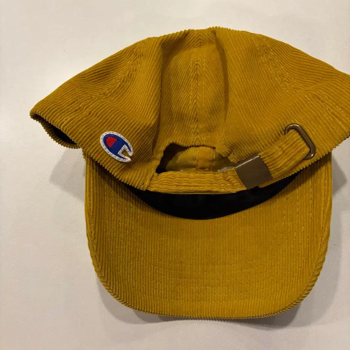 [BUNJANG] Champion Corduroy Baseball Cap Mustard / 챔피온 코듀로이 볼캡 머스타드