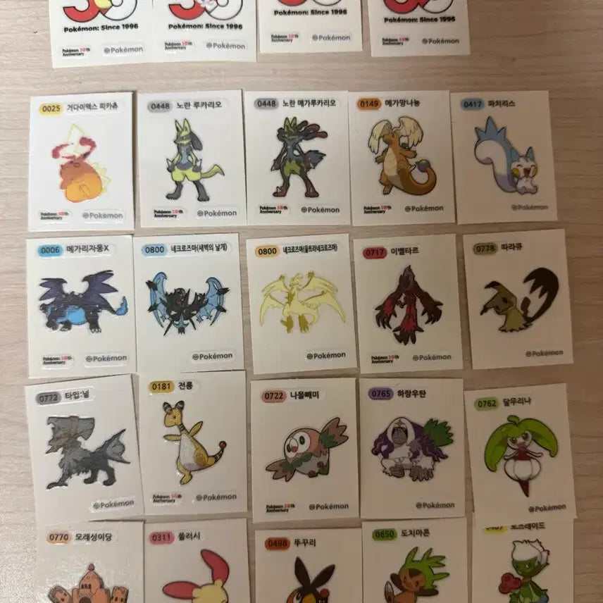 [BUNJANG] 30th Anniversary Sticker Set / 30주년 띠부씰