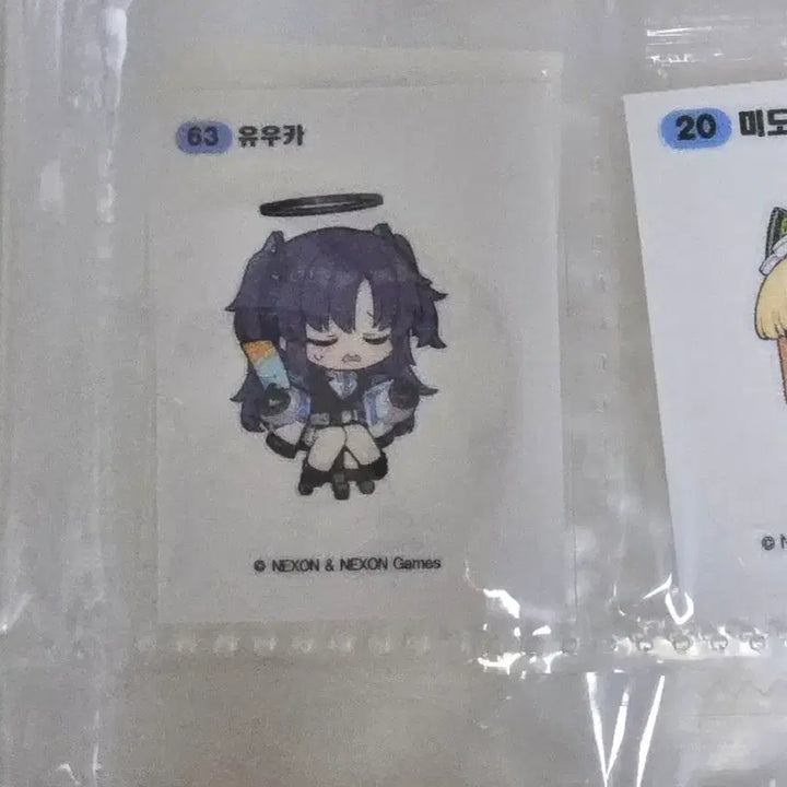 [BUNJANG] Blue Archive Yuuka Sticker / 블루아카이브 유우카 띠부씰