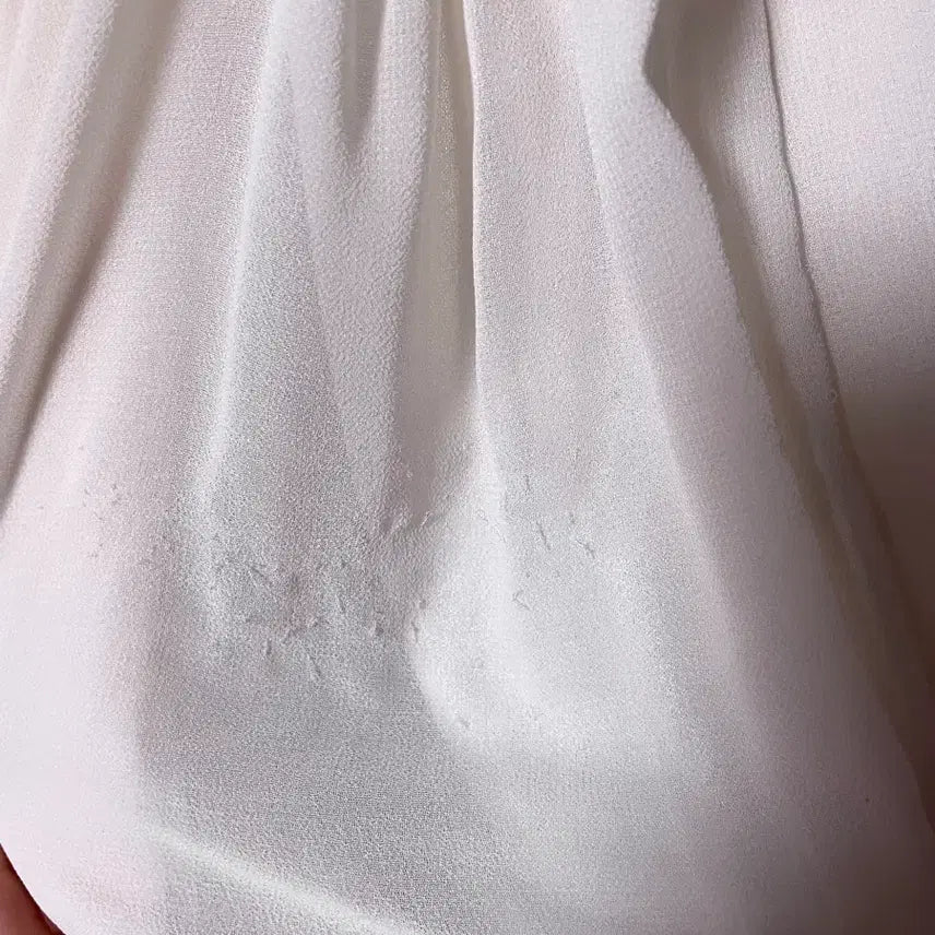[BUNJANG] White Long Skirt / 화이트 롱스커트