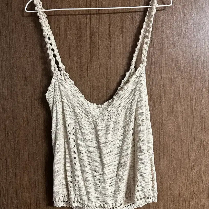 [BUNJANG] Vintage Crochet Layered Vest / 빈티지 크로셰 베이지 아이보리 뜨개 레이어드 조끼 베스트 뷔스티에