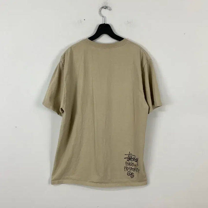 [BUNJANG] Stussy Peace &amp; Prosperity T-Shirt / 스투시 피스 앤 프로스페리티 티셔츠 M