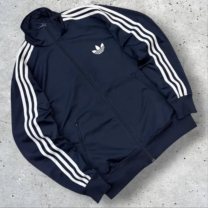 [BUNJANG] Adidas Firebird Track Top Jersey Navy Size 110 / [110] 13s 아디다스 파이어버드 삼선 트랙탑 져지 네이비
