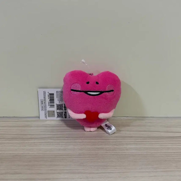 [BUNJANG] Nameless Cultivation Love Heart Plush Keychain / 나메코 재배 러브 하트 인형 키링