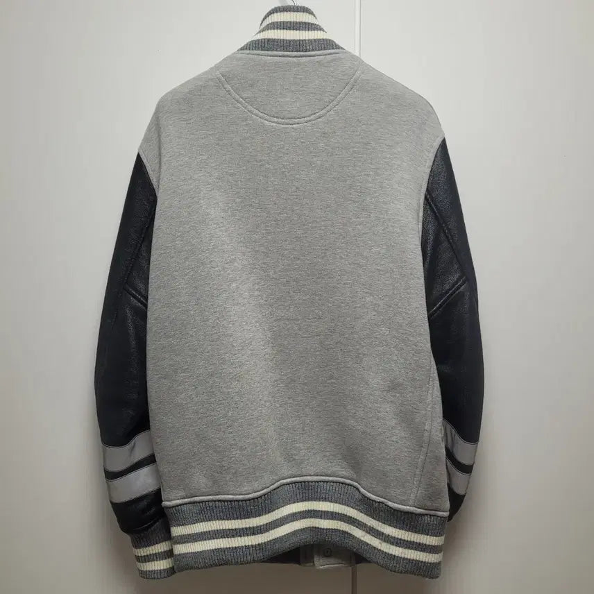 [BUNJANG] Junya Watanabe Leather Sleeve Varsity Jacket / 준야와타나베 가죽 소매 바시티 자켓