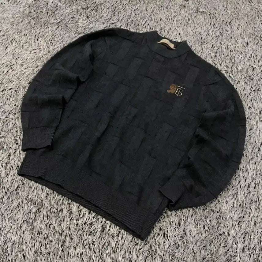 [BUNJANG] Burberry Knit Charcoal Gray (M) / (M) 버버리 니트 챠콜 그레이