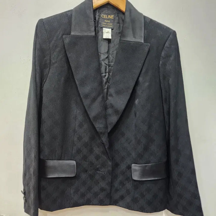 [BUNJANG] Celine Houndstooth Wool Blazer Jacket / 셀린느 하운투스 울 블레이저 (자켓)40