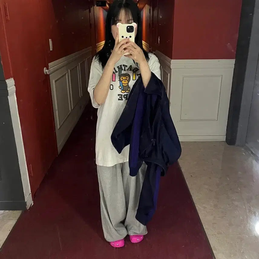 [BUNJANG] Bape Milo Short Sleeve T-Shirt / 베이프 마일로 반팔 티셔츠