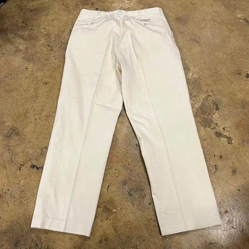 [BUNJANG] Polo Ralph Lauren Ivory Cotton Pants / [정품/34] 폴로 랄프로렌 아이보리 면바지